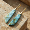 Dangling Jasper Earrings