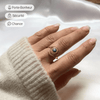 Adjustable Blue Eye Good Luck Ring
