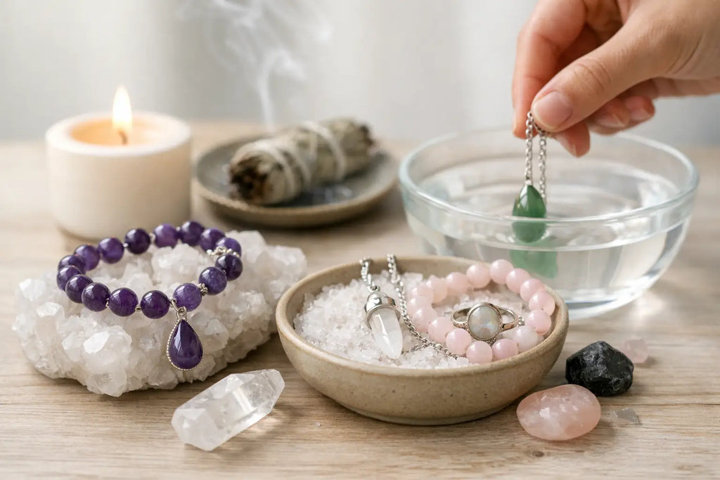 How to Cleanse Crystals Jewellery Safely