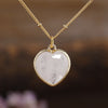 Natural Stone Heart Pendant