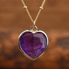 Natural Stone Heart Pendant