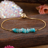 Bracelet Fine in Natural Irregular Stones