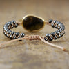 Bracelet "Celestial Eye" in Labradorite & Hematite