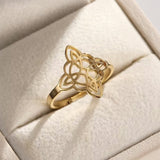 Adjustable Ring Eternal Protection - Witch's Knot