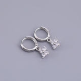 Earrings "Clover of Light" in Silver or Gold Plated