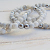 Bracelet Mala "Feminine Wellbeing" in Howlite