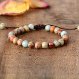 Bracelet "Equilibrium" in Aqua Terra Jasper