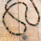 Bracelet Mala "Light Energy" in Indian Agate