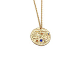 Golden Constellation Necklace - 12 Zodiac Signs