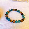 Bracelet "Inner Harmony" in Apatite & Tiger Eye