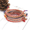 Multi color Tassel Knots Thread Rope Bracelet