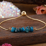 Bracelet Fine in Natural Irregular Stones