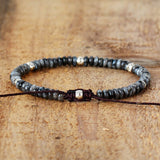 Bracelet "Inner Strength" in Larvikite