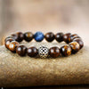 Bracelet "Zen" in Bronzite & Sodalite