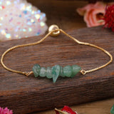 Bracelet Fine in Natural Irregular Stones