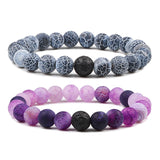 Buddhist Natural Stone Beaded Bracelet