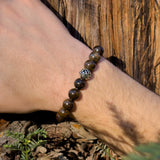 Bracelet "Zen" in Bronzite & Sodalite