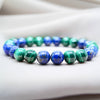 Bracelet "Emotional Wellbeing" in Lapis Lazuli & Malachite