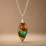 Harlequin Pendant in Jasper