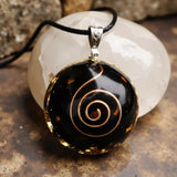 Orgonite Pendant "Protective Energies" in Black Obsidian
