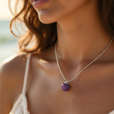 Natural Stone "Apple" Pendant