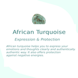 Bracelet "Protective Energies" in Tiger's Eye, Bull's Eye & African Turquoise