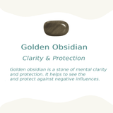 Bracelet "Aura" in Golden Obsidian