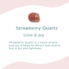 Bracelet "Infinite Love" in Rose Quartz, Garnet & Strawberry Quartz