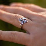 Adjustable Ring Eternal Protection - Witch's Knot