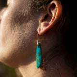 Dangling Jasper Earrings