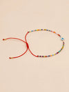 Mixed Colorful Rainbow Bead Bracelet