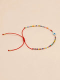 Mixed Colorful Rainbow Bead Bracelet