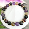 Bracelet "Harmony & Protection" in Shungite, Smoky Quartz, Amethyst & Garnet