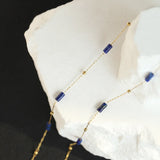 "Harmonie Céleste" set in Lapis Lazuli & Gold Plated