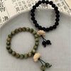 Natural Beads Lotus Flower Bracelet