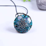 Orgonite Pendant Divine Harmony Symbol OM & Lotus