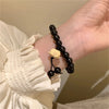 Natural Beads Lotus Flower Bracelet