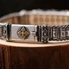 Tibetan Silver Six-Character Mantra Bracelet