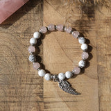 Bracelet "Angel Wing" in Natural Stones