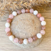 Bracelet "Venus" in Sunstone, Rose Quartz & Moonstone