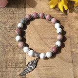 Bracelet "Angel Wing" in Natural Stones