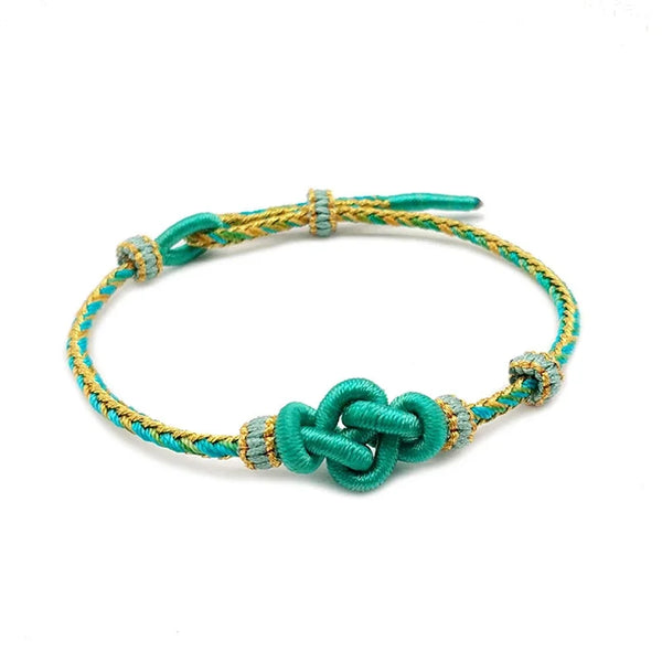 Lucky Knot Hand-knitted Multicolor Bracelets