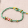 Peach Blossom Adjustables Braideds Bracelet