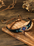 Handmade woven beaded  Bohemian bracelet