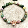 Bracelet "Inner Balance" in Indian Agate