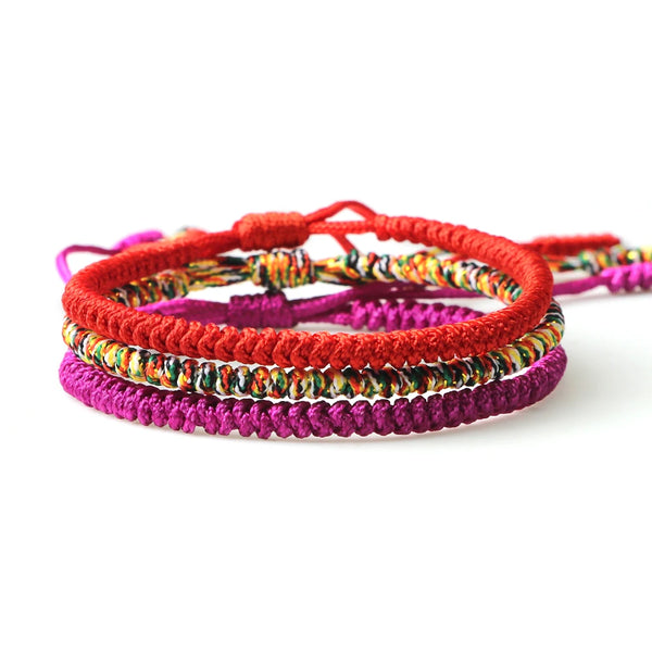 Handmade Rope Knots Tibetan Buddhist Bracelets Tibetan soul