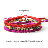 Handmade Rope Knots Tibetan Buddhist Bracelets