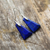 Minimalist Earrings in Lapis Lazuli