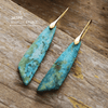 Dangling Jasper Earrings