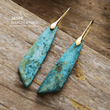 Dangling Jasper Earrings